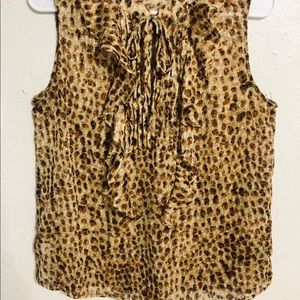 Leopard print blouse